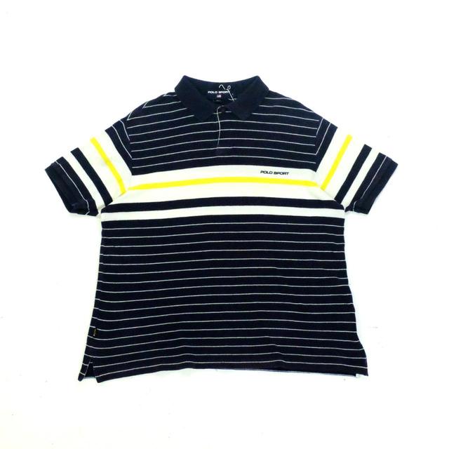 Polo Sport Men's Polo shirt - Black/Multi - L on Productcaster.