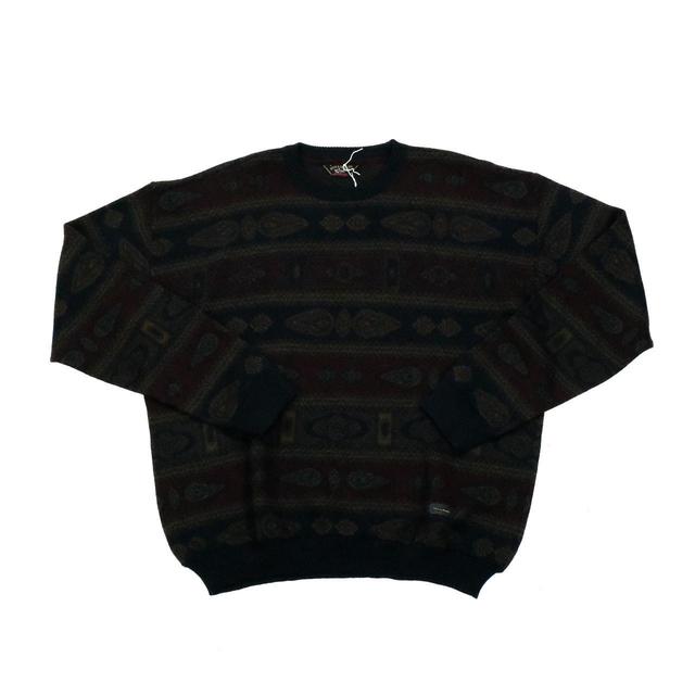 Paul & Shark Men's Jumper - Navy/Burgundy - XL on Productcaster.