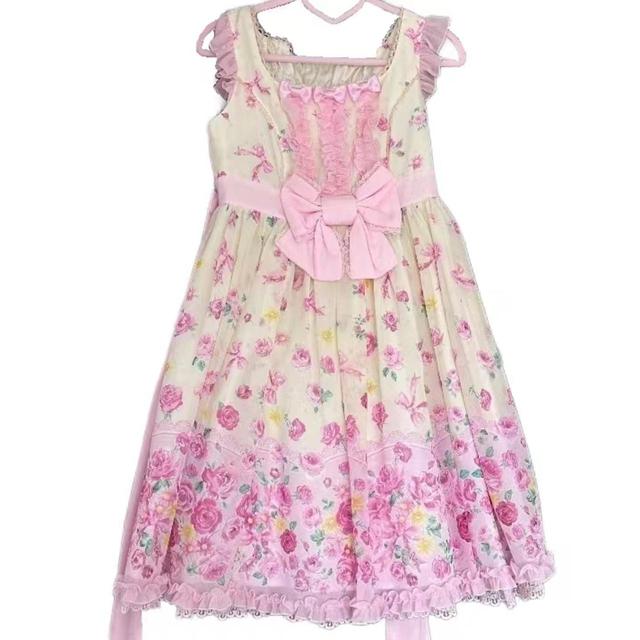 Angelic Pretty Women's Babydoll Dress - Pink/Yellow - One size on Productcaster.