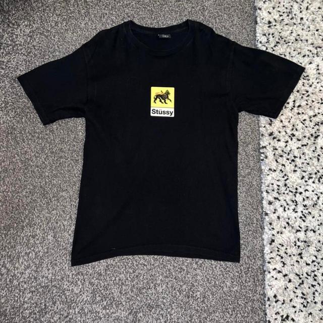 Stüssy Men's T-shirt - Black - M on Productcaster.