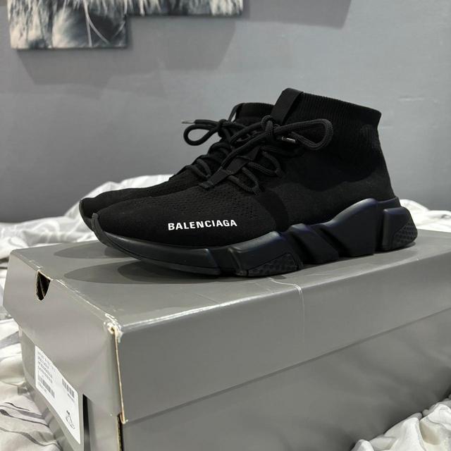 Balenciaga Men's Trainers - Black - UK 7 on Productcaster.