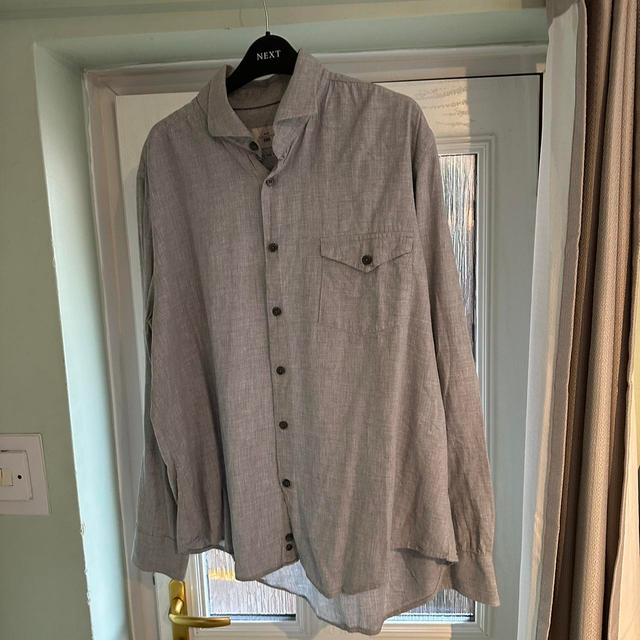 Moss Bros Men's Shirt - Grey - XL on Productcaster.