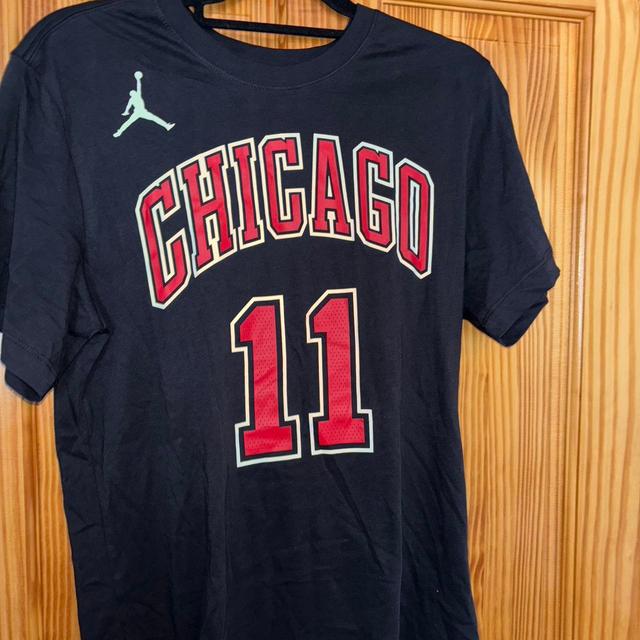 Jordan Men's T-shirt - Black/Red - S on Productcaster.