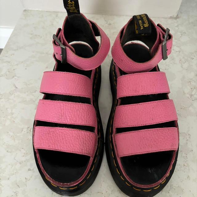 Dr. Martens Women's Sandals - Pink - UK 4 on Productcaster.