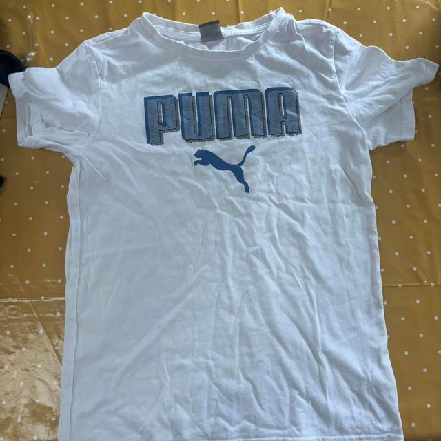 Puma Kids' T-shirt - White on Productcaster.