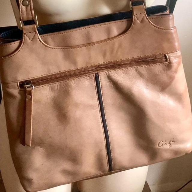 Preloved Women's Shoulder bags - Tan/Brown on Productcaster.