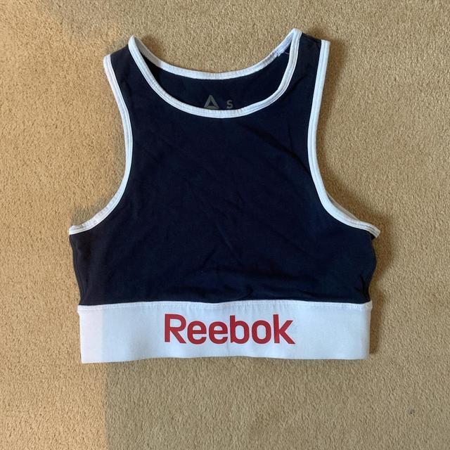 Reebok Women's Crop top - Navy - S on Productcaster.