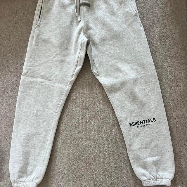 Essentials Kids' Sweatpants - Grey/White - 12 years on Productcaster.