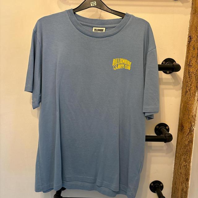 Billionaire Boys Club Men's T-shirt - Blue/Yellow - L on Productcaster.