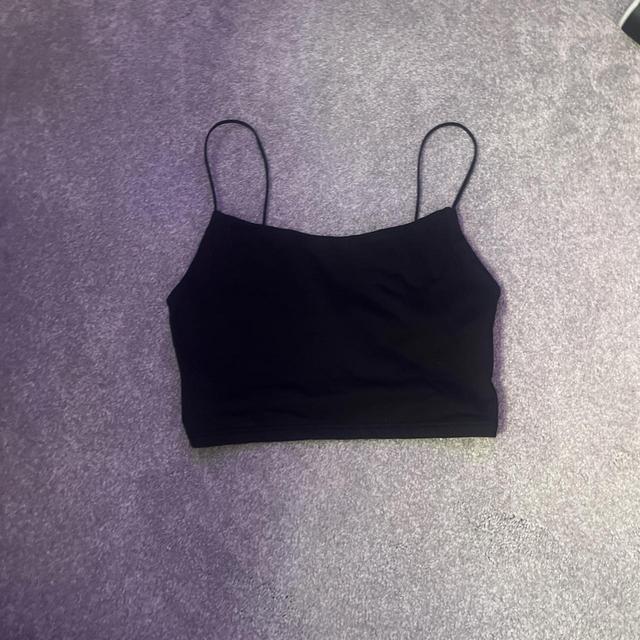 Bershka Women's Crop top - Black - XS on Productcaster.