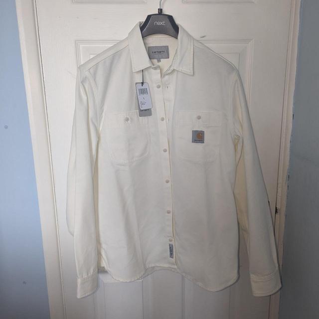 Carhartt WIP Men's Shirt - White - L on Productcaster.