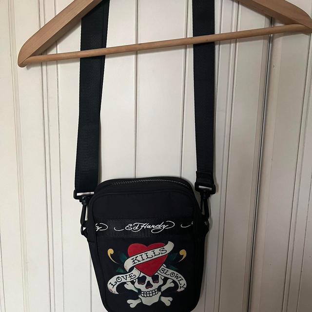 Ed Hardy Women's Crossbody bags - Black on Productcaster.