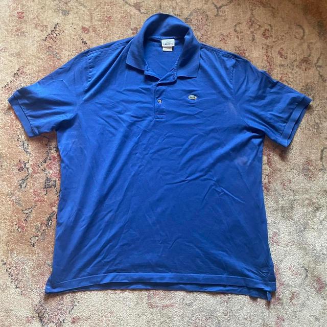 Lacoste Men's Polo shirt - Blue/Navy - XXL on Productcaster.