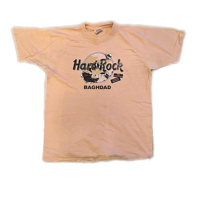 Hard Rock Cafe Men's T-shirt - Tan - M on Productcaster.