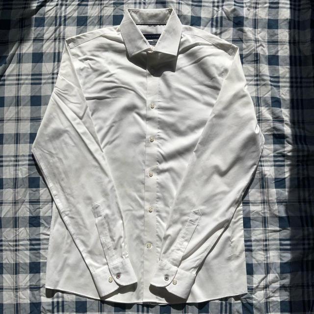 Tommy Hilfiger Men's Shirt - White - S on Productcaster.