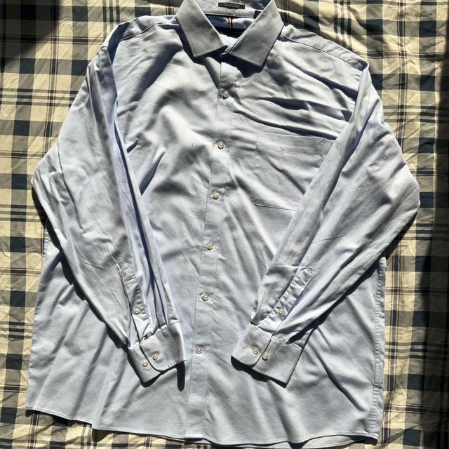 Tommy Hilfiger Men's Shirt - Blue - XL on Productcaster.