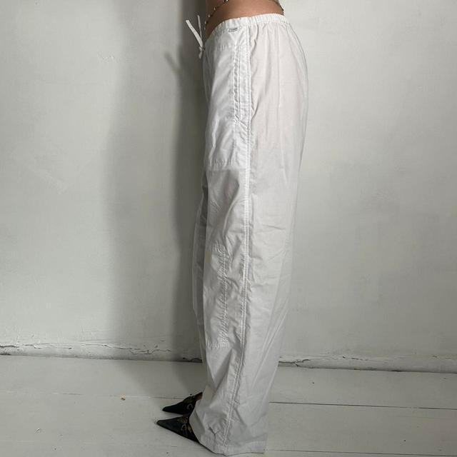 Puma Women's Low rise Cargo Trousers - White/Grey - S on Productcaster.