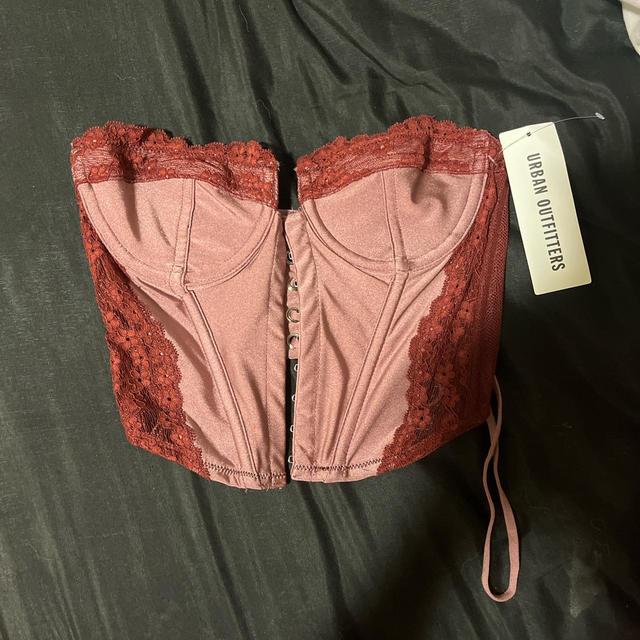 Urban Outfitters Women's Corset - Pink - 6 on Productcaster.