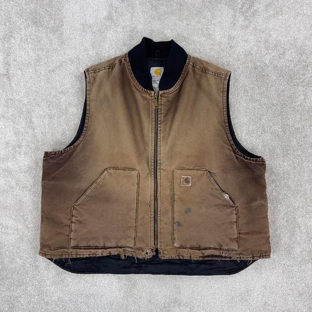 Carhartt Men's Gilet - Brown - XXL on Productcaster.