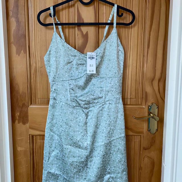 Hollister Co. Women's Slip Dress - Green - XS on Productcaster.