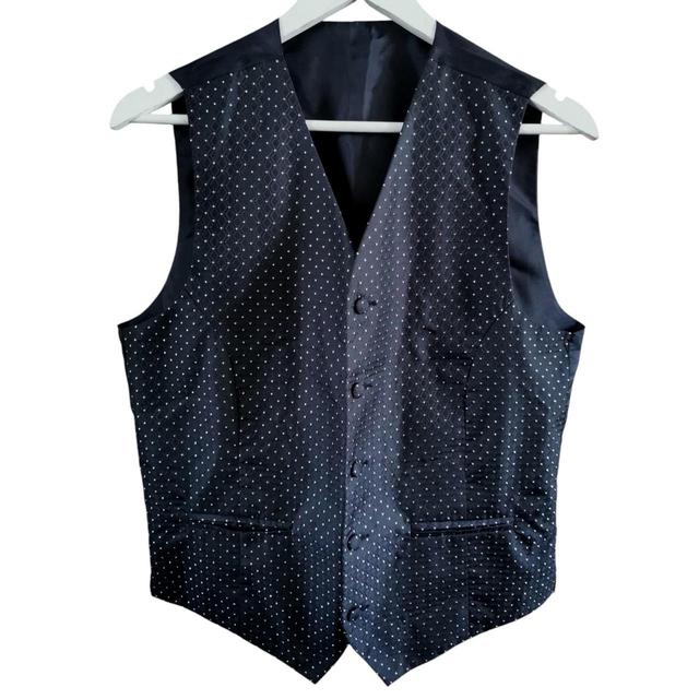 Marks & Spencer Men's Waistcoat - Black/Silver - S on Productcaster.