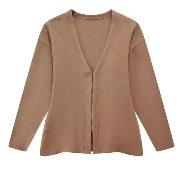 Zara Women's Cardigan - Tan/Brown - M on Productcaster.