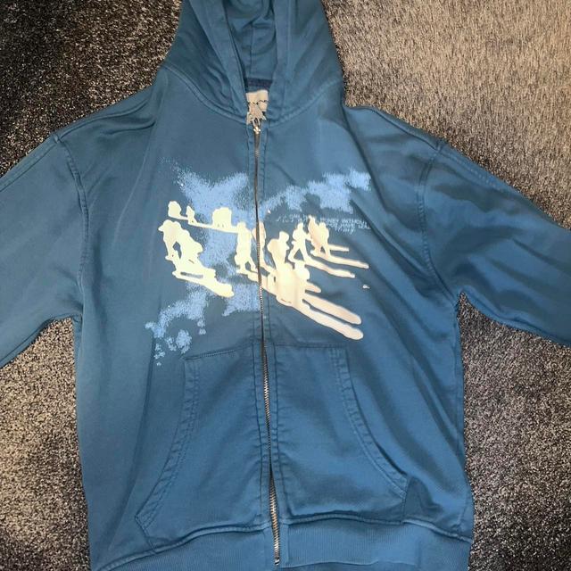 Men's Hoodie - Blue - M on Productcaster.