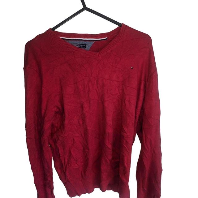 Tommy Hilfiger Women's Jumper - Red - 12 on Productcaster.