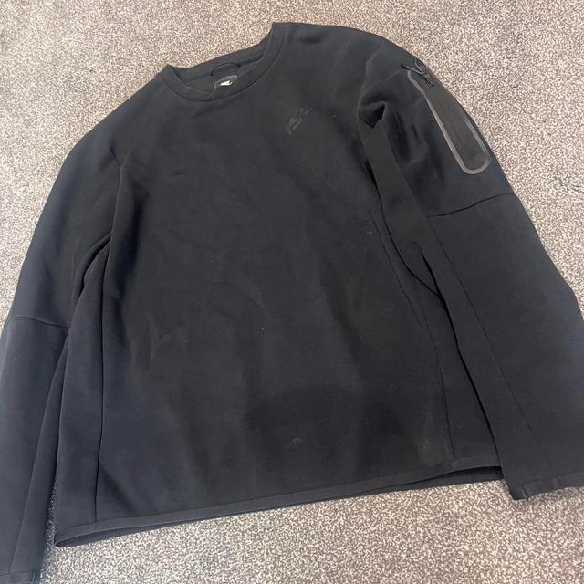 Nike Men's Sweatshirt - Black - L on Productcaster.