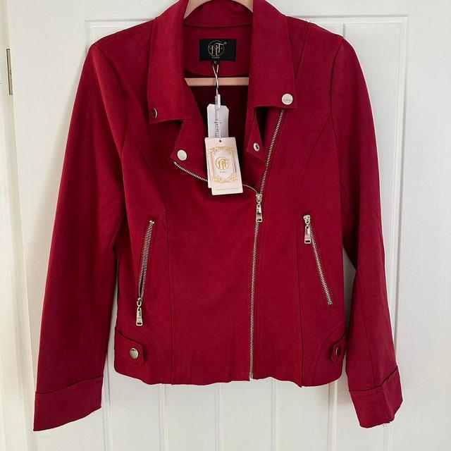 Women's Jacket - Burgundy - UK 14 on Productcaster.