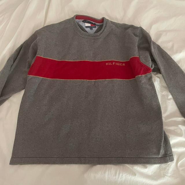 Tommy Hilfiger Men's Jumper - Grey - S on Productcaster.