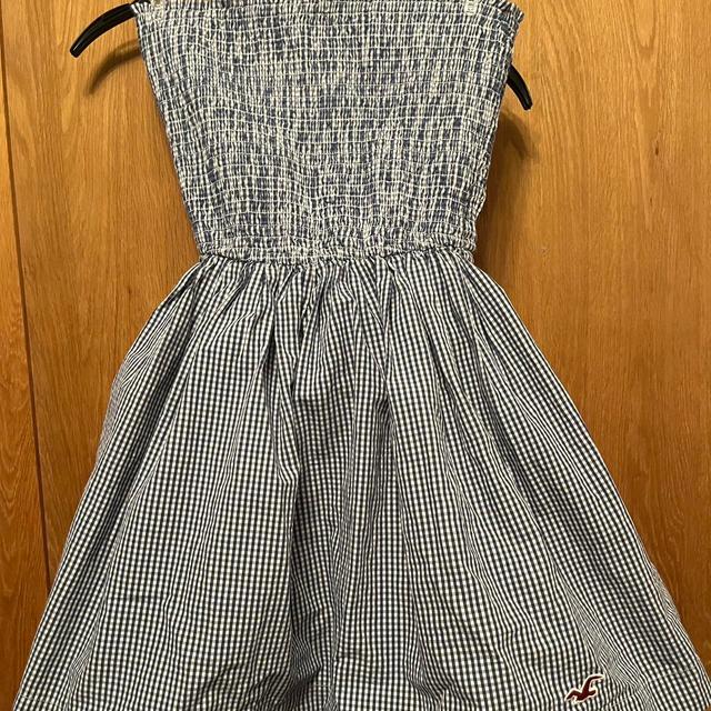 Hollister Co. Kids' Dress - Blue/White - 14 years on Productcaster.