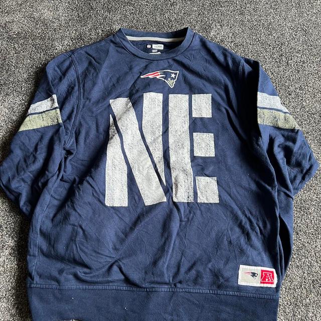 NFL Men's T-shirt - Navy/Grey - M on Productcaster.