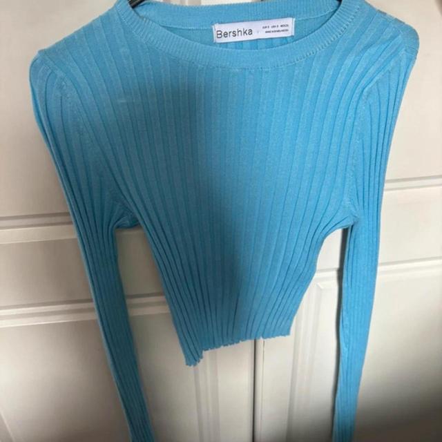 Bershka Women's Jumper - Blue - S on Productcaster.