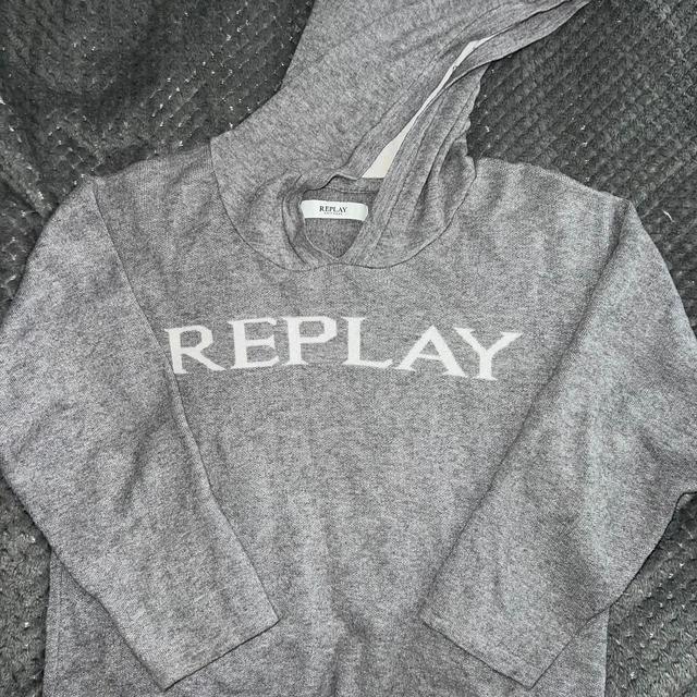 Replay Women's Hoodie - Grey - 6 on Productcaster.