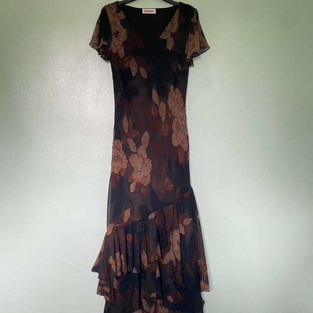 Kaleidoscope Women's Polyester Dress - Brown/Black - 12 on Productcaster.