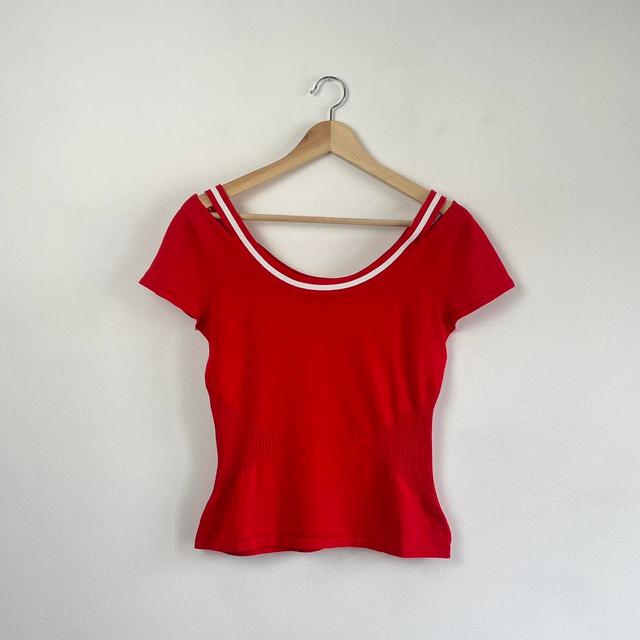 Vintage Women's Top - Red - L on Productcaster.