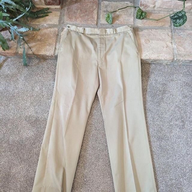 Vintage Men's Trousers - Cream - 36" on Productcaster.