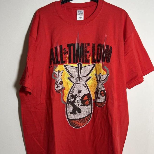 Men's T-shirt - Red - XL on Productcaster.