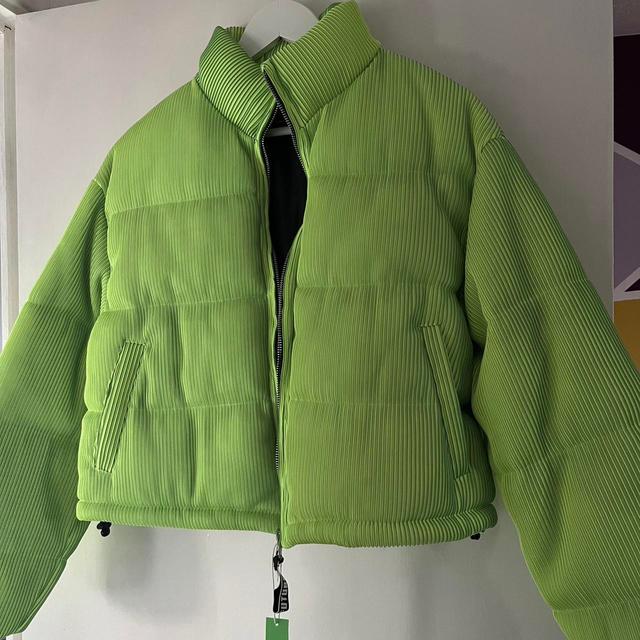 Bershka Women's Jacket - Green - XS on Productcaster.