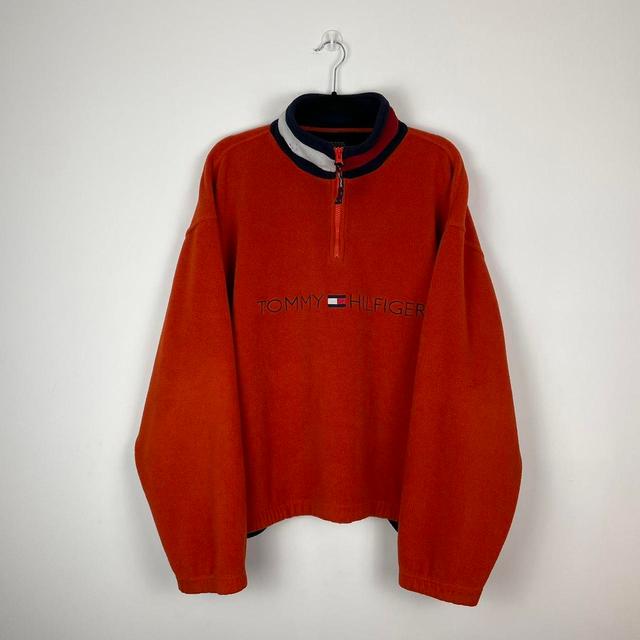 Tommy Hilfiger Men's Jumper - Orange - M on Productcaster.