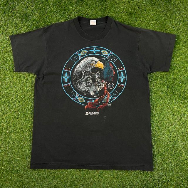 American Vintage Men's T-shirt - Black - XL on Productcaster.