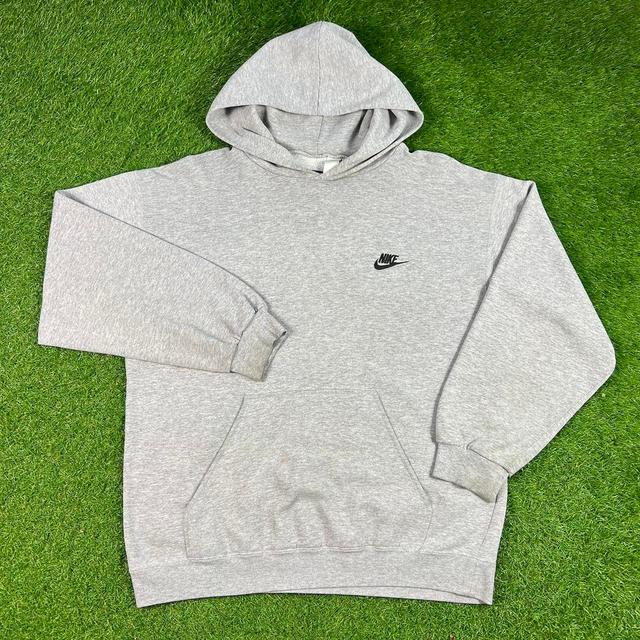 Nike Men's Hoodie - Grey - L on Productcaster.