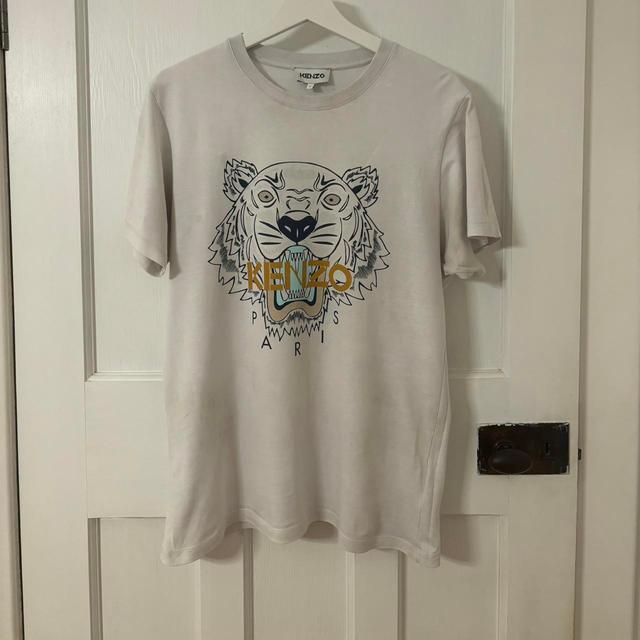 Kenzo Men's T-shirt - White - S on Productcaster.