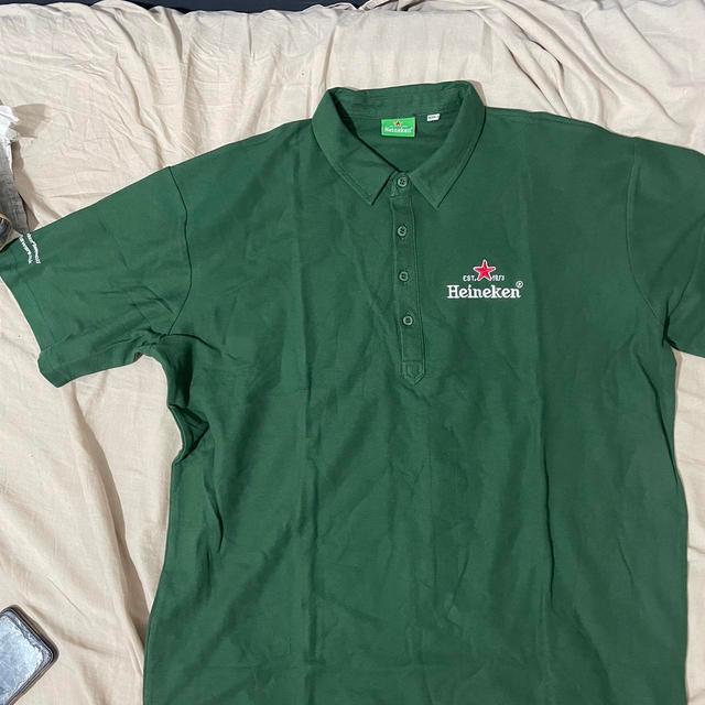 Men's Polo shirt - Green - XL on Productcaster.