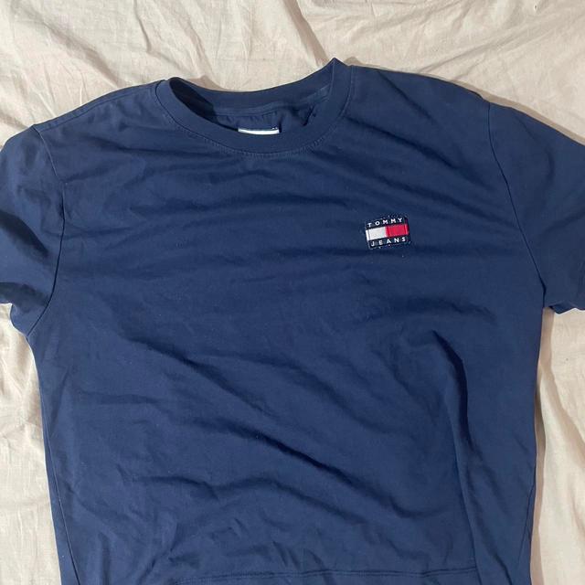 Tommy Hilfiger Men's T-shirt - Navy/Blue - XL on Productcaster.