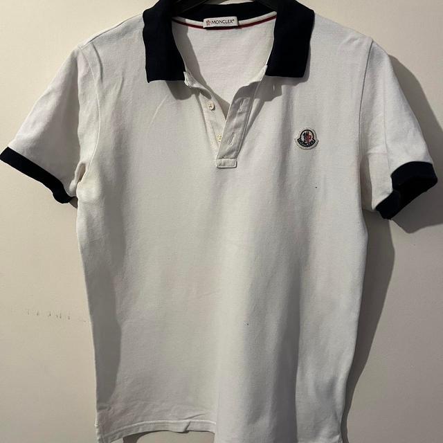 Moncler Kids' Polo shirt - White - 12 years on Productcaster.