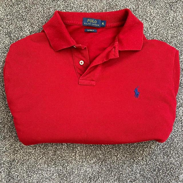 Polo Ralph Lauren Men's Polo shirt - Red - XL on Productcaster.