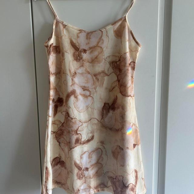 Women's Slip Dress - Cream/Tan - 8 on Productcaster.