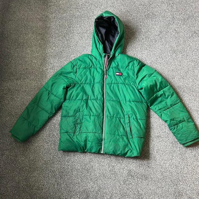 Tommy Hilfiger Men's Puffer Jacket - Green - S on Productcaster.